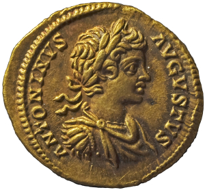 Caracalla und Geta, Aureus