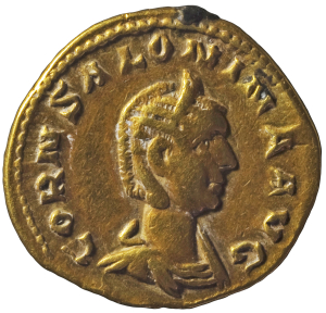 Valerianus I. für Salonina, Aureus
