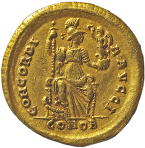 Arcadius für Honorius, Solidus