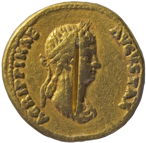 Claudius für Agrippina, Aureus