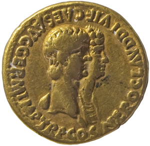 Nero und Agrippina, Aureus